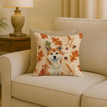 Load image into Gallery viewer, Red Akita Heirloom Fall Throw Pillow