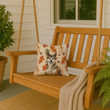 Load image into Gallery viewer, Sesame Akita Heirloom Fall Throw Pillow