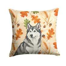 Load image into Gallery viewer, Gray and White Alaskan Malamute Heirloom Fall Throw Pillow