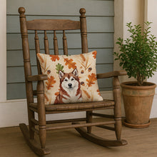 Load image into Gallery viewer, Red and White Alaskan Malamute Heirloom Fall Throw Pillow