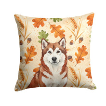 Load image into Gallery viewer, Red and White Alaskan Malamute Heirloom Fall Throw Pillow