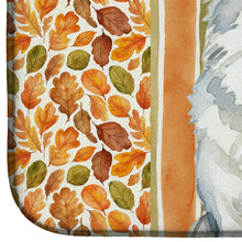 Load image into Gallery viewer, American Eskimo Heirloom Fall Dish Drying Mat
