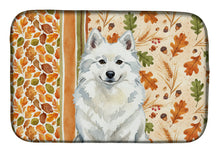 Load image into Gallery viewer, American Eskimo Heirloom Fall Dish Drying Mat