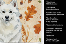 Load image into Gallery viewer, American Eskimo Heirloom Fall Kitchen Towel
