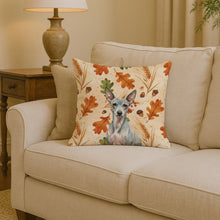 Load image into Gallery viewer, American Hairless Terrier Heirloom Fall Throw Pillow