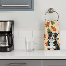 Load image into Gallery viewer, Black Tri American Shepherd Heirloom Fall Kitchen Towel