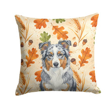 Load image into Gallery viewer, Blue Merle American Shepherd Heirloom Fall Throw Pillow