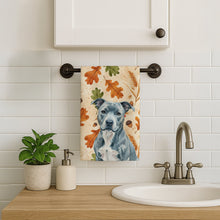 Load image into Gallery viewer, Blue American Staffordshire Terrier Heirloom Fall Kitchen Towel