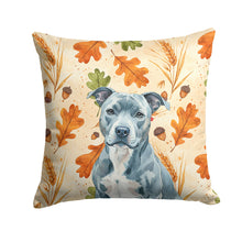 Load image into Gallery viewer, Blue American Staffordshire Terrier Heirloom Fall Throw Pillow