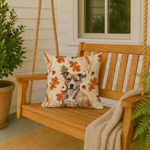 Load image into Gallery viewer, Brindle American Staffordshire Terrier Heirloom Fall Throw Pillow