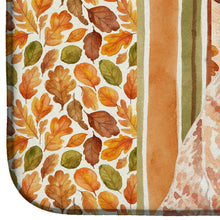 Load image into Gallery viewer, Red Heeler Australian Cattle Dog Heirloom Fall Dish Drying Mat