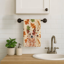 Load image into Gallery viewer, Red Heeler Australian Cattle Dog Heirloom Fall Kitchen Towel