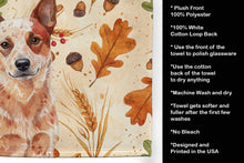 Load image into Gallery viewer, Red Heeler Australian Cattle Dog Heirloom Fall Kitchen Towel