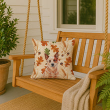 Load image into Gallery viewer, Red Heeler Australian Cattle Dog Heirloom Fall Throw Pillow