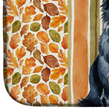 Load image into Gallery viewer, Black Australian Shepherd Heirloom Fall Dish Drying Mat