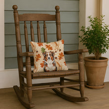 Load image into Gallery viewer, Red Merle Australian Shepherd Heirloom Fall Throw Pillow