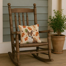 Load image into Gallery viewer, Brindle and White Basenji Heirloom Fall Throw Pillow