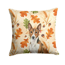 Load image into Gallery viewer, Brindle and White Basenji Heirloom Fall Throw Pillow