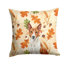 Load image into Gallery viewer, Red and White Basenji Heirloom Fall Throw Pillow