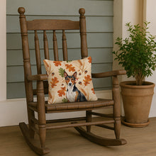 Load image into Gallery viewer, Tricolor and White Basenji Heirloom Fall Throw Pillow