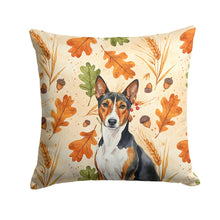 Load image into Gallery viewer, Tricolor and White Basenji Heirloom Fall Throw Pillow