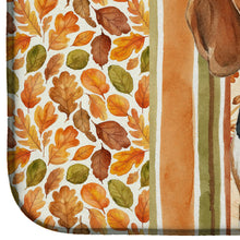Load image into Gallery viewer, Beagle Heirloom Fall Dish Drying Mat