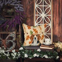 Load image into Gallery viewer, Beagle Heirloom Fall Throw Pillow