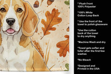 Load image into Gallery viewer, Lemon and White Beagle Heirloom Fall Kitchen Towel