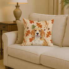 Load image into Gallery viewer, Lemon and White Beagle Heirloom Fall Throw Pillow
