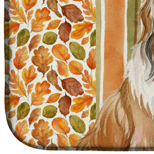 Load image into Gallery viewer, Fawn Bearded Collie Heirloom Fall Dish Drying Mat