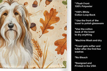 Load image into Gallery viewer, Fawn Bearded Collie Heirloom Fall Kitchen Towel