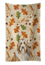 Load image into Gallery viewer, Fawn Bearded Collie Heirloom Fall Kitchen Towel