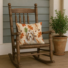 Load image into Gallery viewer, Fawn Bearded Collie Heirloom Fall Throw Pillow