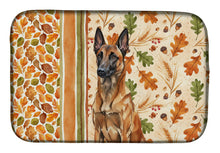 Load image into Gallery viewer, Mahogany Belgian Malinois Heirloom Fall Dish Drying Mat