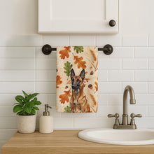 Load image into Gallery viewer, Mahogany Belgian Malinois Heirloom Fall Kitchen Towel