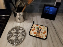 Load image into Gallery viewer, Mahogany Belgian Malinois Heirloom Fall Pair of Pot Holders