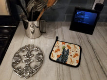 Load image into Gallery viewer, Belgian Sheepdog Groenendael Heirloom Fall Pair of Pot Holders