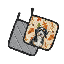 Load image into Gallery viewer, Berndoodle Heirloom Fall Pair of Pot Holders