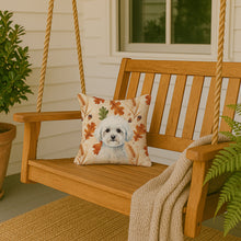 Load image into Gallery viewer, Bichon Frise Heirloom Fall Throw Pillow