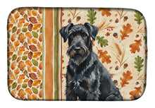 Load image into Gallery viewer, Black Russian Terrier Heirloom Fall Dish Drying Mat