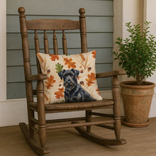 Load image into Gallery viewer, Black Russian Terrier Heirloom Fall Throw Pillow