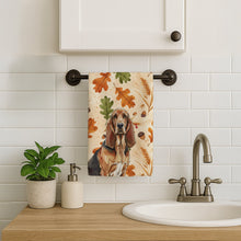 Load image into Gallery viewer, Liver and Tan Bloodhound Heirloom Fall Kitchen Towel