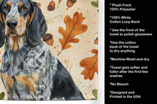 Load image into Gallery viewer, Bluetick Coonhound Heirloom Fall Kitchen Towel