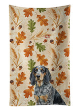 Load image into Gallery viewer, Bluetick Coonhound Heirloom Fall Kitchen Towel