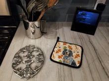 Load image into Gallery viewer, Bluetick Coonhound Heirloom Fall Pair of Pot Holders