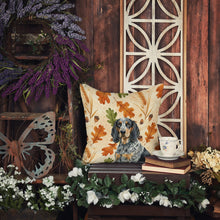 Load image into Gallery viewer, Bluetick Coonhound Heirloom Fall Throw Pillow