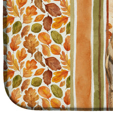 Load image into Gallery viewer, Brindle Boerboel Heirloom Fall Dish Drying Mat
