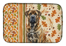 Load image into Gallery viewer, Brindle Boerboel Heirloom Fall Dish Drying Mat