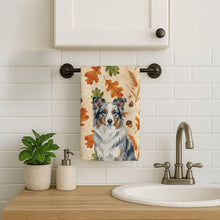 Load image into Gallery viewer, Border Collie Heirloom Fall Kitchen Towel