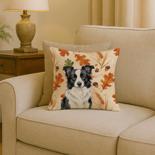 Load image into Gallery viewer, Blue Merle Border Collie Heirloom Fall Throw Pillow